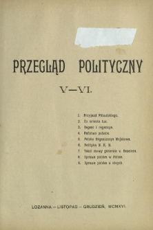Przegląd Polityczny Nr 5/6 (listopad/grudzień1916)