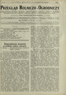 Przegląd Rolniczo-Ogrodniczy: dodatek miesięczny poświęcony sadownictwu, warzywnictwu polowemu, nasiennictwu, kwiaciarstwu ogrodniczemu, gruntowemu, przetwórstwu płodów ogrodniczych i gałęziom ubocznym [...]. R. 7 nr 12