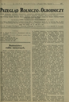 Przegląd Rolniczo-Ogrodniczy: dodatek miesięczny poświęcony sadownictwu, warzywnictwu polowemu, nasiennictwu, kwiaciarstwu ogrodniczemu, gruntowemu, przetwórstwu płodów ogrodniczych i gałęziom ubocznym [...]. R. 8 nr 4