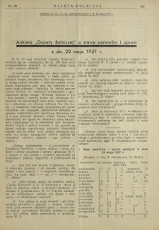 Gazeta Rolnicza : pismo tygodniowe ilustrowane. R. 77, nr 22 - dodatek