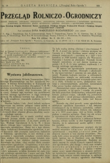Przegląd Rolniczo-Ogrodniczy: dodatek miesięczny poświęcony sadownictwu, warzywnictwu polowemu, nasiennictwu, kwiaciarstwu ogrodniczemu, gruntowemu, przetwórstwu płodów ogrodniczych i gałęziom ubocznym [...]. R. 8 nr 5