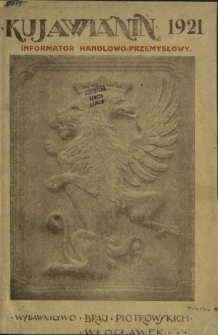 Kujawianin : kalendarz na rok 1921. R. 7