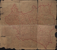 Królestwo Polskie i przyległe prowincye Austryi, Niemiec i Rosyi w 6ciu sekcyach