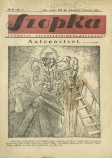 Szopka : widowisko co tydzień R. 2, Nr 35 (1 września 1923)