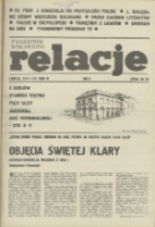 Relacje : tygodnik wschodni. 1989, nr 6 (23 luty-1 marzec)