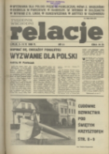Relacje : tygodnik wschodni. 1989, nr 21 (8-14 czerwiec)
