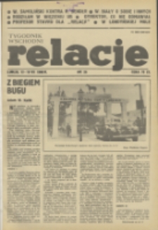 Relacje : tygodnik wschodni. 1989, nr 26 (13-19 lipiec)