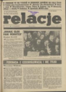 Relacje : tygodnik wschodni. Nr 6=56 ( 8-14 luty 1990)