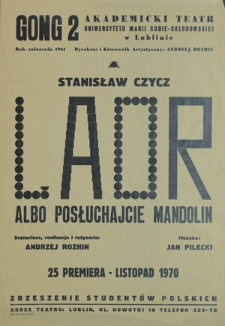 Laor albo posłuchajcie mandolin