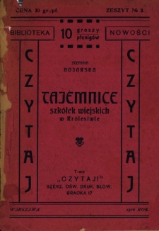 Tajemnice szk&oacute;łek wiejskich w Kr&oacute;lestwie