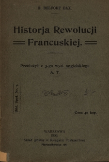 Historja rewolucji francuskiej