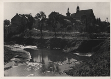 Krosno (woj. lwowskie). Widok na kościół farny