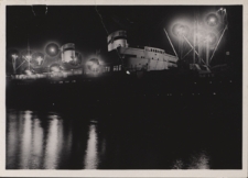 Gdynia. "Batory" w nocy