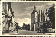 Lublin. Theaterstra&beta;e u. Ursuliner-Kirche