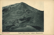 Czarnohora. Turkuł 1934 m. npm. i jezioro "Niesamowite"