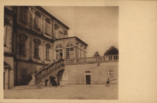 Zamek w Podhorcach XVII w. [...] fragment dziedzińca zamkowego [..]