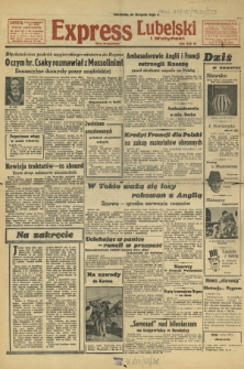 Express Lubelski i Wołyński R. 17, Nr 229 (20 sierpnia 1939)