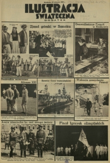 Express Lubelski i Wołyński R. 14 (1936). Dodatek "Ilustracja Świąteczna", niedziela, 23 sierpnia 1936 r. (dodatek do Nr 234)