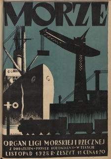 Morze : organ Ligi Morskiej i Rzecznej. - R. 5, nr 11 (listopad 1928)