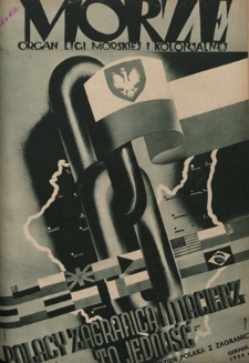 Morze : organ Ligi Morskiej i Kolonialnej - R. 11, nr 8-9 (sierpień-wrzesień 1934)