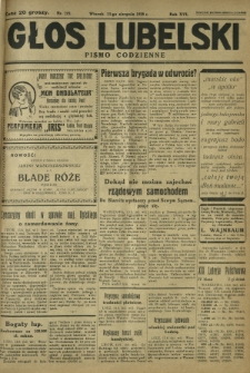 Głos Lubelski : pismo codzienne. R. 16, nr 219 (13 sierpnia 1929)