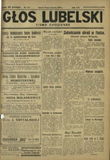 Głos Lubelski : pismo codzienne. R. 16, nr 237 (31 sierpnia 1929)