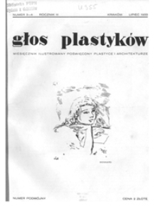 Głos Plastyków R. 3, nr 3/4 (lipiec 1933)
