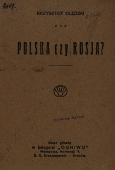 Polska czy Rosja?