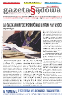 Gazeta Sądowa : miesięcznik bezpłatny ps-solidarność.org.pl. 2017, nr 4=11 (kwiecień 2017)