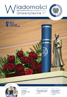 Wiadomości Uniwersyteckie. R. 27, nr 9=238 (listopad 2017)