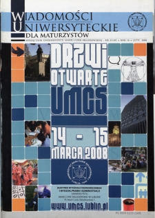 Wiadomości Uniwersyteckie R. 18, nr 2=143 (luty 2008)