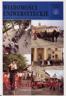 Wiadomości Uniwersyteckie R. 12, nr 5=92 (czerwiec 2002)