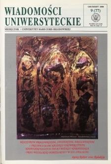 Wiadomości Uniwersyteckie R. 10, nr 9=77 (grudzień 2000)