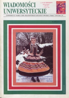 Wiadomości Uniwersyteckie R. 8, nr 7=54 (1998)