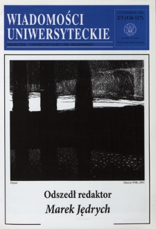 Wiadomości Uniwersyteckie : miesięcznik / Uniwersytet Marii Curie-Skłodowskiej R. 16, nr 2/3=126/127 ( luty/marzec 2006)