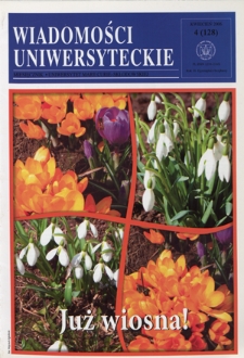 Wiadomości Uniwersyteckie : miesięcznik / Uniwersytet Marii Curie-Skłodowskiej R. 16, nr 4=128 (kwiecień 2006)