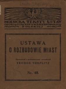 Ustawa o rozbudowie miast