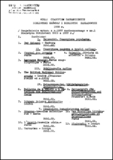 Biuletyn Biblioteki Uniwersytetu Marii Curie-Skłodowskiej w Lublinie. R. 6 (1958) - dodatek