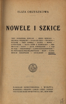 Nowele i szkice