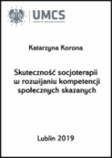 Skuteczność socjoterapii w rozwijaniu kompetencji społecznych skazanych