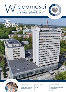 Wiadomości Uniwersyteckie / Uniwersytet Marii Curie-Skłodowskiej. 2019, nr 5=254 (maj)