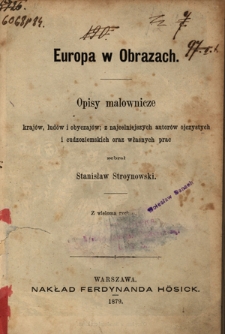 Ziemia i jéj mieszkańcy. T. 2, Europa Północno-Wschodnia