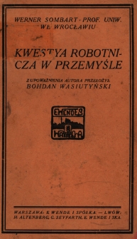 Kwestya robotnicza w przemyśle