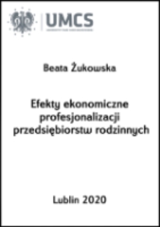 Efekty ekonomiczne profesjonalizacji przedsiębiorstw rodzinnych