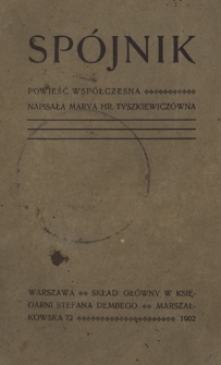 Spójnik : powieść współczesna