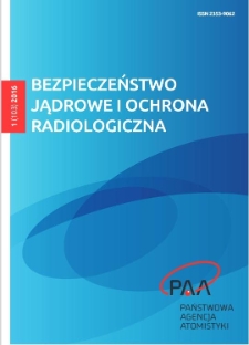 Bezpieczeństwo Jądrowe i Ochrona Radiologiczna. - 2016, nr 1=103