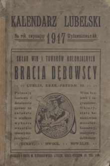 Kalendarz Lubelski Na Rok Zwyczajny 1917, R. 49