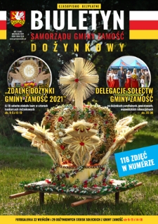 Biuletyn Samorządu Gminy Zamość nr 7=146 (wrzesień 2021)