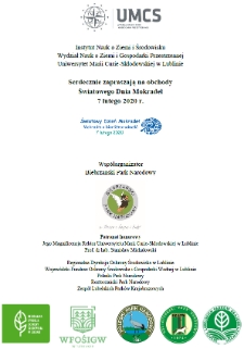 Komunikat - Światowy Dzień Mokradeł 2020