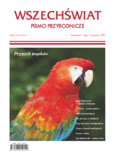 Wszechświat : pismo przyrodnicze / redaktor naczelna Maria Śmiałowska.- T. 123, 4-6 (kwiecień-czerwiec 2022)